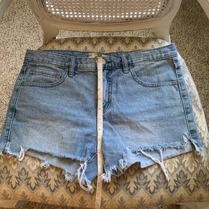 Free People Denim Cut offs